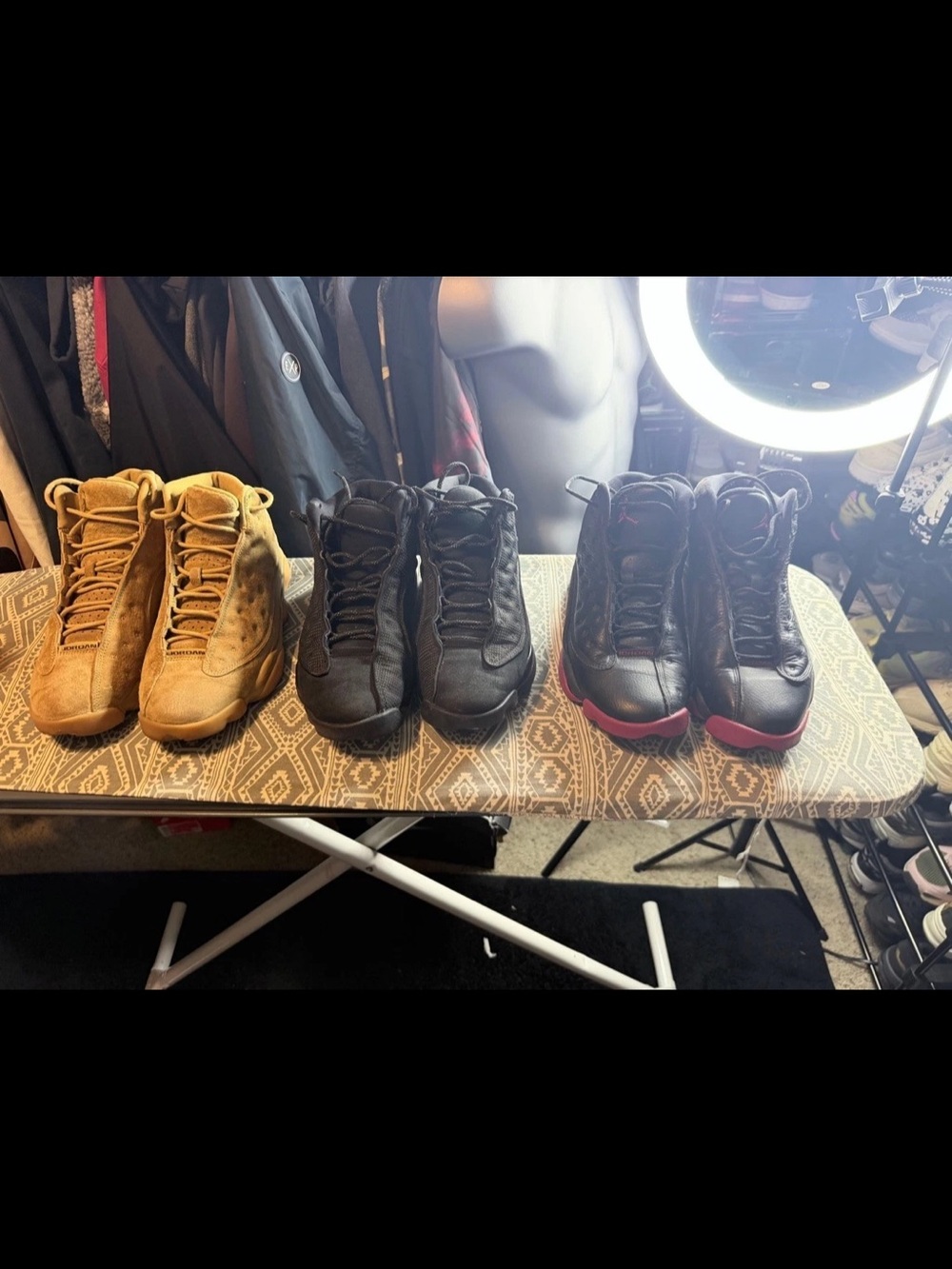 Jordan 13 Size 8.5 Bundle Lot - 3 Pairs Used